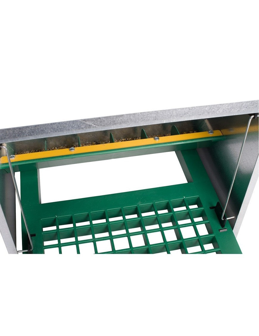 Mangeoire à pédale feedomatic 5 kg + protection anti rats